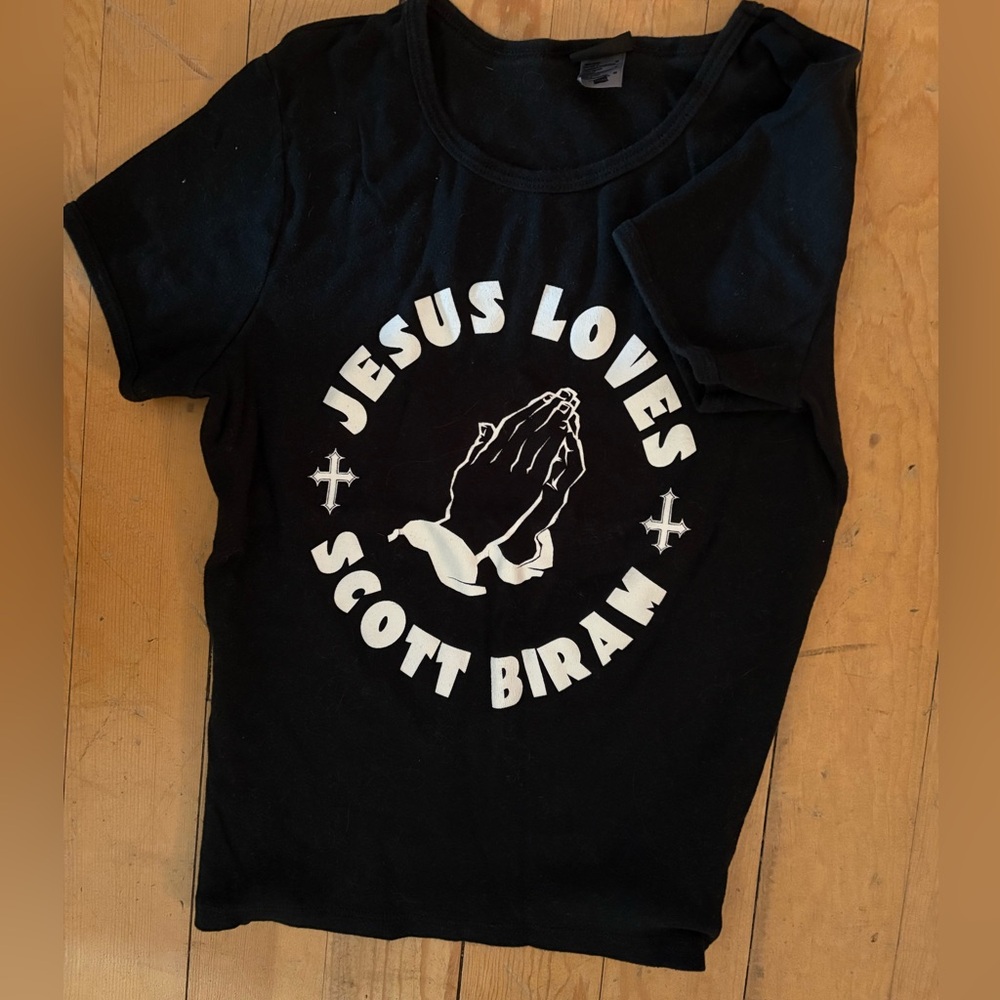 Scott Biram Women’s Cropped Band Tee